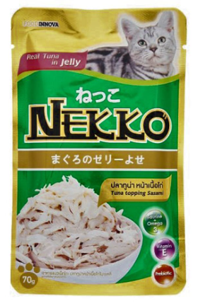 Nekko ปลาทูน่าเนื้อไก่ 70g