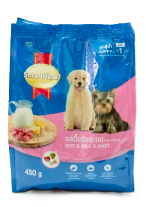 SmartHeart รสเนื้อวัวและนม 400g
