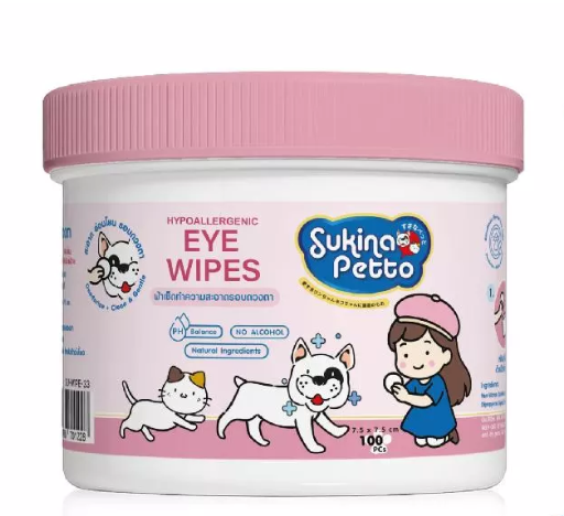 sukina petto eye wipes 100 pcs